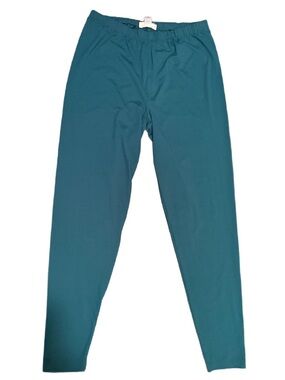 Zenana Dark Green Soft Leggings 1X EUC